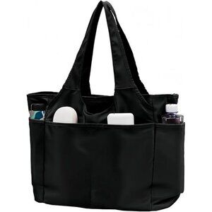 Waterproof nylon tote bag lightweight shoulder handbag laptop work travel purse